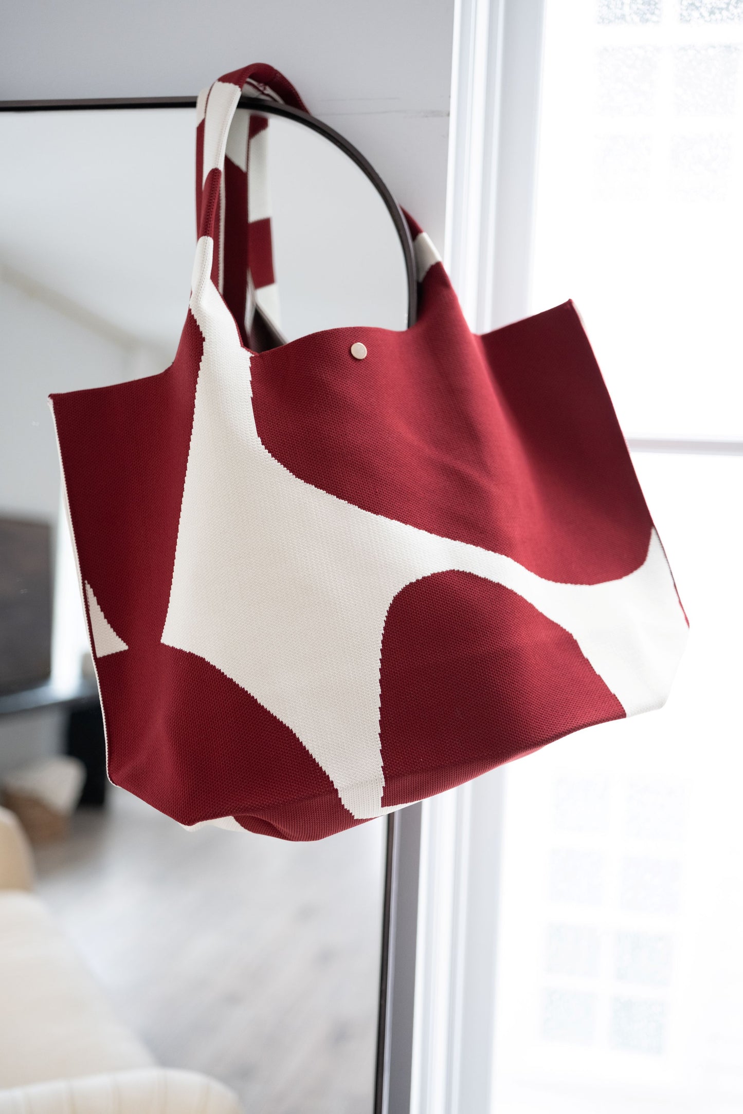 Machine Washable Red Tote