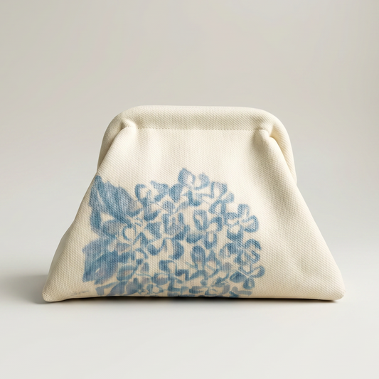 The Something Blue Clutch (Made to Order)