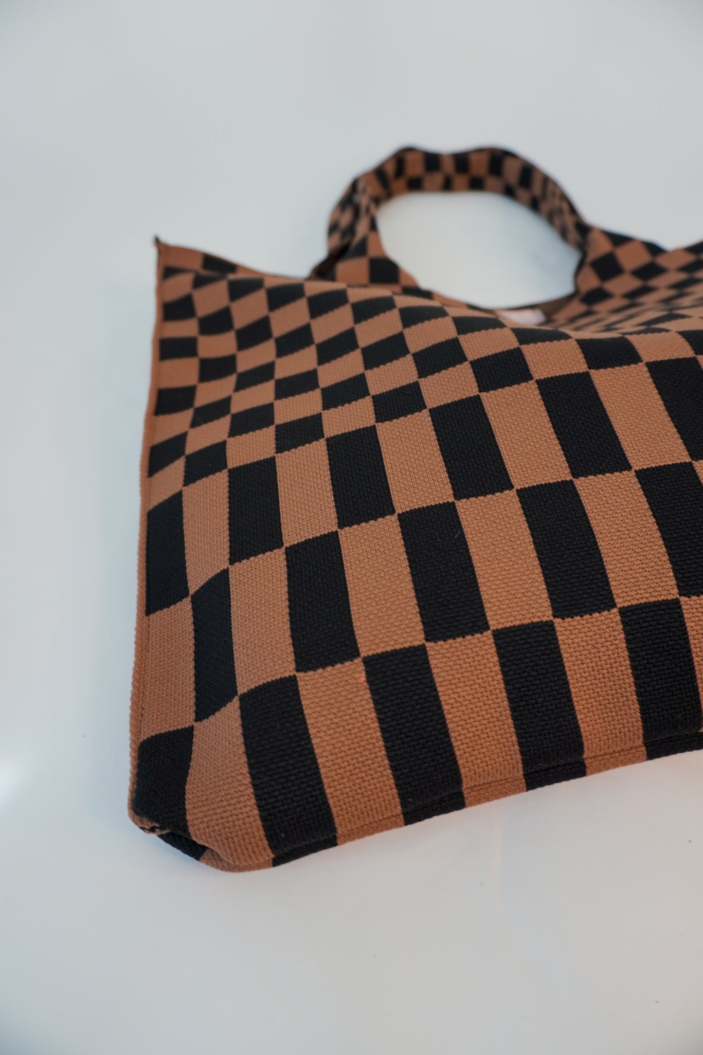 Classic Checkered Skinny Tote