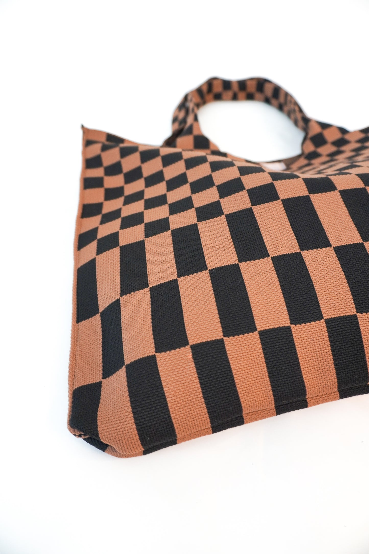 Classic Checkered Skinny Tote