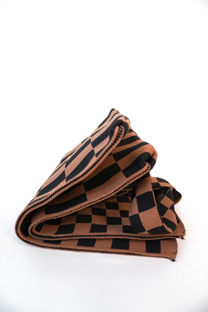 Classic Checkered Skinny Tote