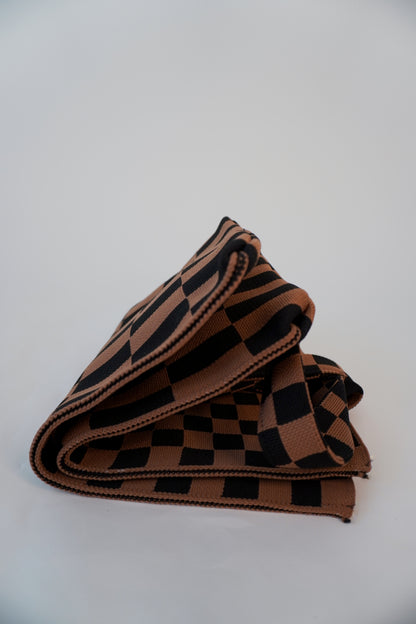 Classic Checkered Skinny Tote