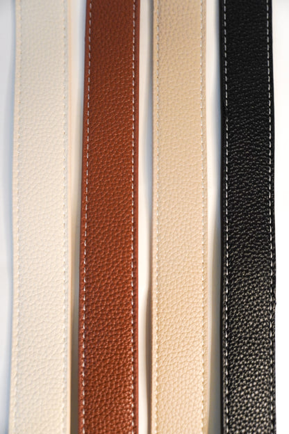 Off-white Vegan Leather Strap