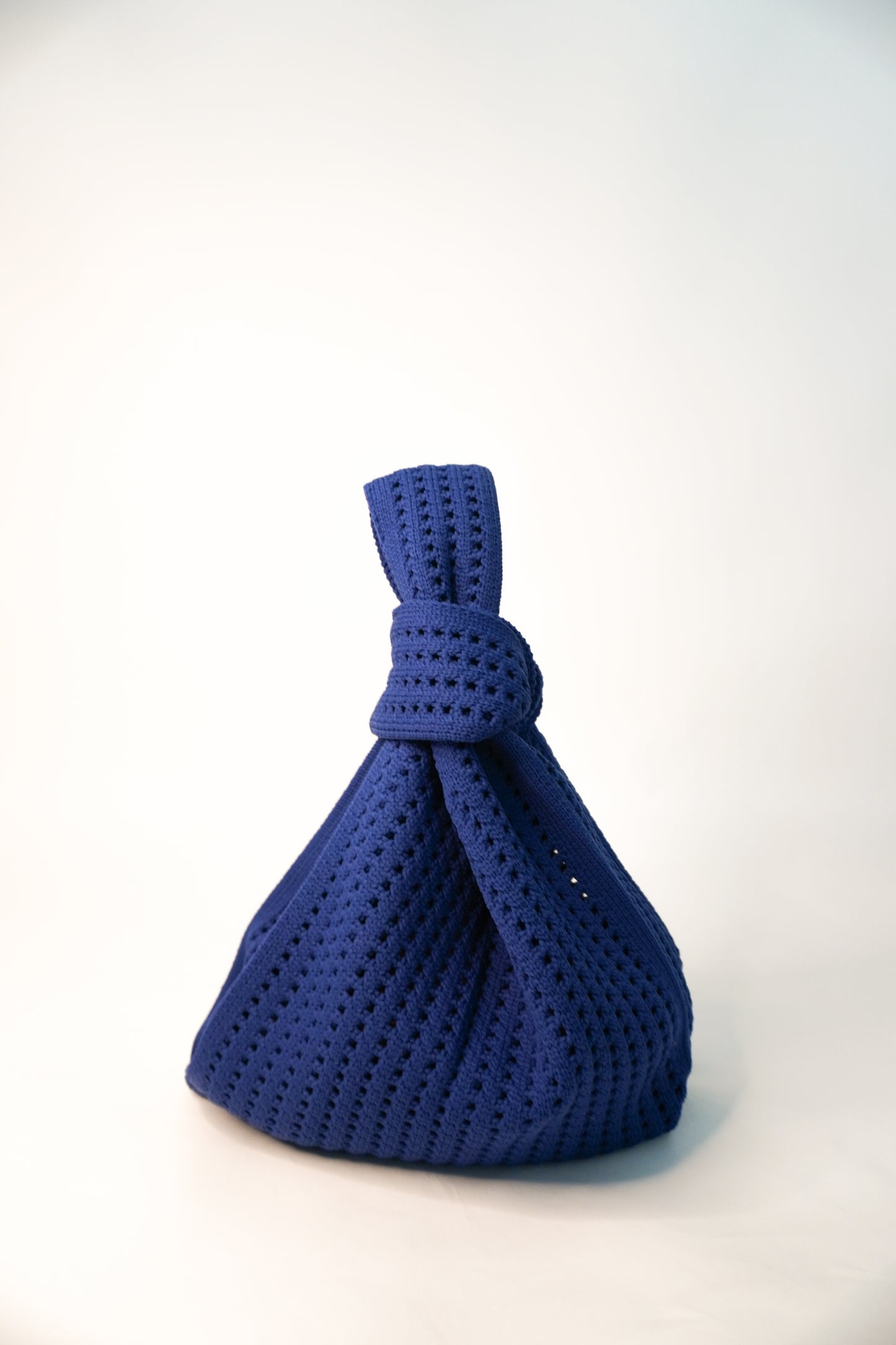Navy Crochet Handbag
